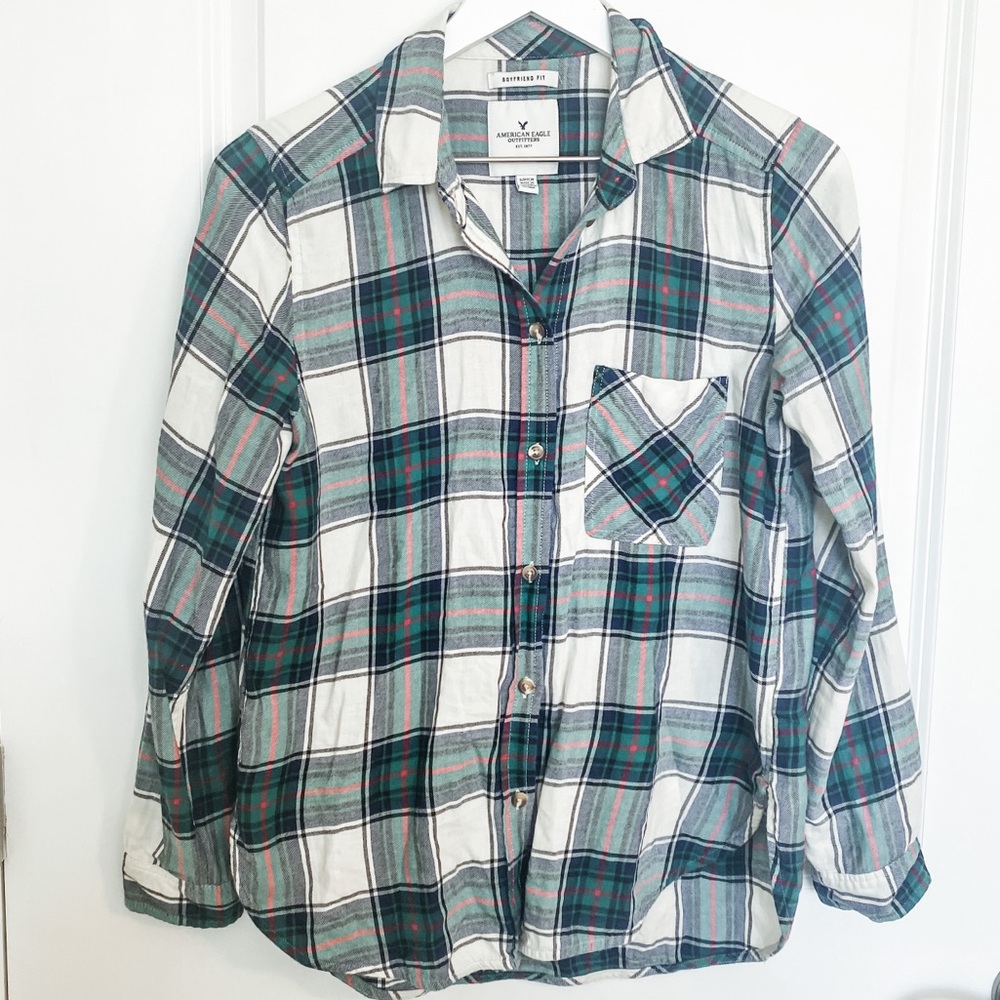 Boyfriend fit Button up flannel